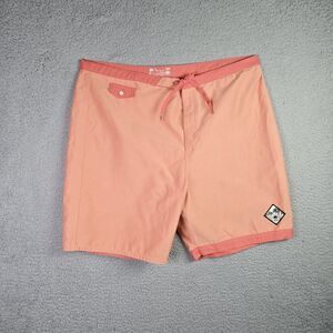Vans Mens Swim Trunks 40 Joel Tudor Collection Orange On Orange Surf Boardshorts